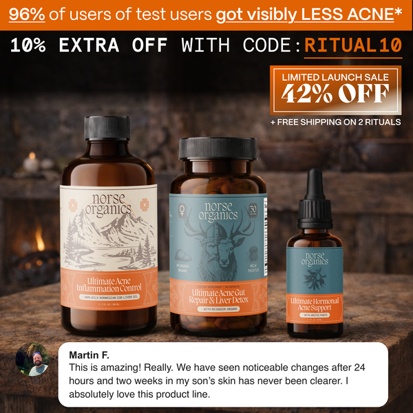 Complete Gut Repair & Hormonal Balance System for Male Acne